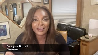 Interview Chicago Med Star Marlyne Barrett [upl. by Moule]