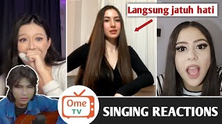 Reaksi Para Gadis Eropa Mendengar orang indonesia menyanyikan lagu bahasanya  SINGING REACTIONS OME [upl. by Eseer183]