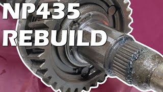 Rebuilding a New Process 435 4Speed Manual Transmission Part 1 teardown True Spirit 34 [upl. by Ecnahoy159]