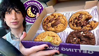 Trying Insomnia Cookies for the First Time [upl. by Stefano]