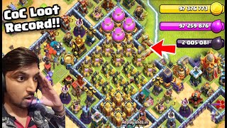 Clash of Clans – MOST LOOT WORLD RECORD After Update “MY BIGGEST RAID EVER” CoC Loot Record [upl. by Siron]