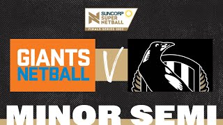 GIANTS v Magpies  SSN 2022 Minor Semi Final  Full Match  Suncorp Super Netball [upl. by Assyle134]