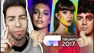 RANKING LOS MEJORES SINGLES DE OT 2017  MALBERT [upl. by Ydniw]