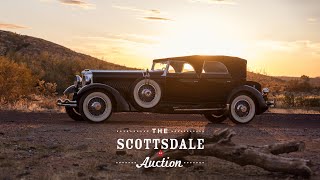 1931 Duesenberg Model J Conv Sedan ex Paris SalonQueen Maria of Yugoslavia  Scottsdale Auction [upl. by Nyllaf]