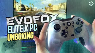 Amkette EVOFOX Elite X PC Wireless Gamepad White Unboxing  with Handcam gameplay  JD [upl. by Millman949]