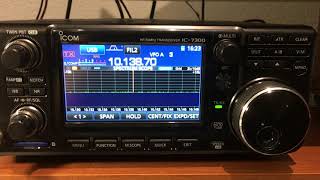 KENWOOD TS590SG dual receiver with Band Scope [upl. by Shellans305]