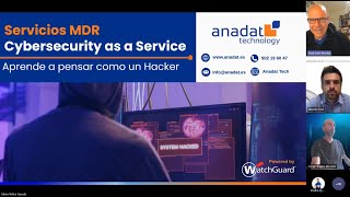 Servicios MDR  Managed Detection amp Response ¡Aprende a pensar como un Hacker [upl. by Arno307]