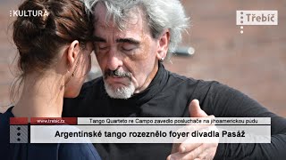 Argentinské tango rozeznělo foyer divadla Pasáž [upl. by Ynnos]