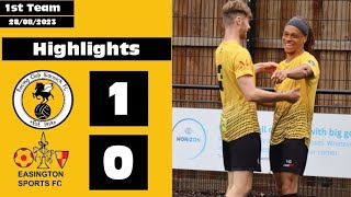 Highlights  Racing Club Warwick 10 Easington Sports  Monday 28th August 2023  UCLS [upl. by Keiko]