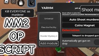 OP MM2 SCRIPT  FLEE THE FACILITY  YARHM INFINITE YIELD [upl. by Nonnad]