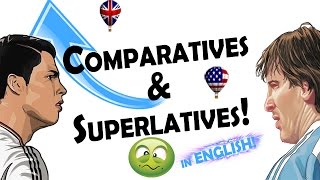 Comparative and Superlative Adjectives  ENGLISH GRAMMAR VIDEOS [upl. by Kirima]