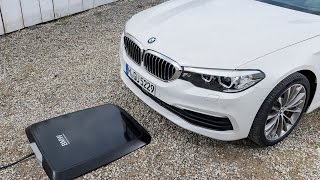 BMW 530e iPerformance Wireless Charging Prototype [upl. by Eilssel]