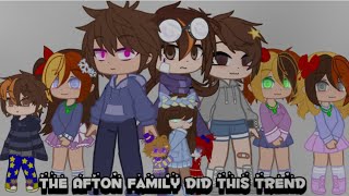 The Afton family did this trend FredBear amp PlushBaby old trend [upl. by Valdas]