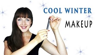 COLOR ANALYSIS  COOL WINTER MAKEUP [upl. by Esorlatsyrc]