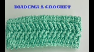 Diadema a crochet  paso a paso facil y rapido [upl. by Staffard325]