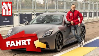 Maserati GT Folgore 2023  Der Folgore ist Maseratis Blitzschlag  Erste Fahrt mit Holger Preiss [upl. by Vida]