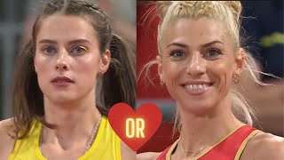 Yaroslava Mahuchikh Or Marija Vukovic❓❤️❓ I High Jump Munich 2022 [upl. by Alodie]