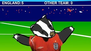 Football Badgers  animated music video  MrWeebl [upl. by Satsoc617]