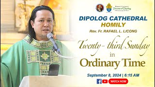 September 8 2024  Dipolog Cathedral Homily [upl. by Aohsoj]