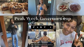 Bikini Prep Peak Week Part 1 Governors Cup Week of July 10th 2023 [upl. by Bradley]