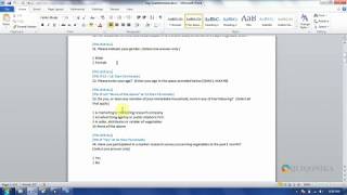 IBM SPSS Data Collection  Interview Programming  Part 01 [upl. by Joel]