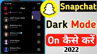 dark mode snapchat  snapchat dark mode kaise kare 2023  snapchat dark mode problem  By Raj Mehra [upl. by Aneele255]