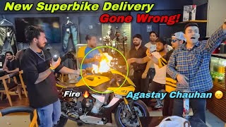 New Superbike par laga Aag 🔥 Delivery gone Wrong 😰 [upl. by Hoffman]