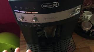 Wasserhärte einstellen DeLonghi Magnifica ESAM 3000B Kaffeevollautomat Bedienung Anleitung [upl. by Sej417]