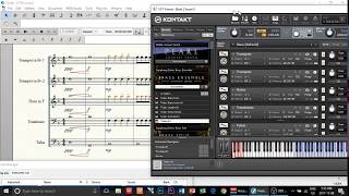 How to use Kontakt 5 Symphony Series in Finale 2014 or V25  Dynamics and Keyswitches [upl. by Remliw]