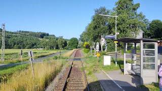 91 Führerstandsmitfahrt RB93 Bad Berleburg  Siegen Hbf Alstom Lint 41 [upl. by Luing]