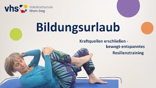 3 Methoden um neue Kraftquellen zu erschließen  Resilienztraining im Bildungsurlaub [upl. by Ahsirek]