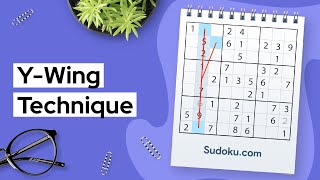 Ywing Sudoku technique  Short Guide [upl. by Sanjiv]