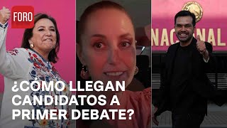 Primer debate presidencial ¿Cómo llegan los candidatos  Agenda Pública [upl. by Phipps950]