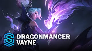 Dragonmancer Vayne Skin Spotlight  League of Legends [upl. by Aninad150]