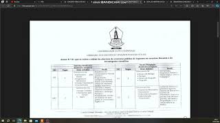 ABERTURA DO CONCURSO PÚBLICO DE INGRESSO online  Licenciatura Mestrado [upl. by Silevi599]