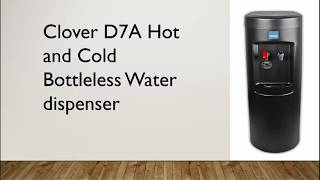 Clover D7A Bottleless Water Dispenser Review [upl. by Bat]