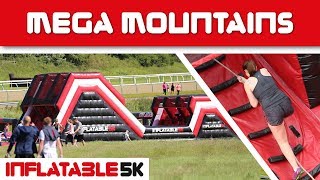 Mega Mountains  Inflatable 5k Obstacle Run [upl. by Arihay975]