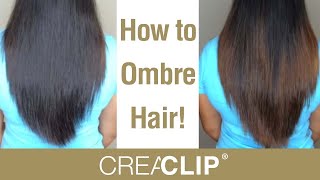 How to DIY Ombre color at home Color your own hair [upl. by Arvell]