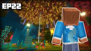 I built the BIGGEST underground TREE FARM  Ep 22  Minecraft [upl. by Annahsar749]