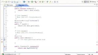 Java Building your own Iterator using Inner Classes Tutorial [upl. by Gerbold]