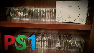 A Cursory Look at my Minty Original PlayStation Collection Over 300 Games 4K [upl. by Rinna]