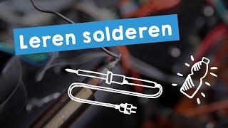 Leren solderen  Onmisbare Tools voor Makers  Missie 2 [upl. by Eciralc]