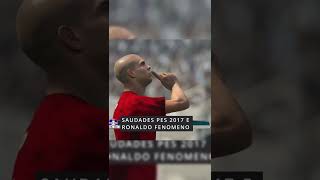 FIZ UM GOLAÇO COM O RONALDO FENOMENO NO PES 2017  SAUDADES DO PES 2017 shorts [upl. by Sacks7]