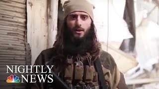 Officials American From New Jersey Now An ISIS Commander  NBC Nightly News [upl. by Lleinad]