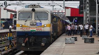 WDP4D Locomotive Idling and Departure  EMD 16710G3C Engine Sounds  INDIAN RAILWAYS [upl. by Jeffcott]