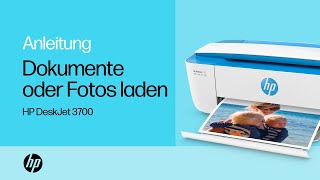 Einlegen und Kopieren von Dokumenten oder Fotos bei der HP DeskJet 3700 Druckerserie [upl. by Azitram]