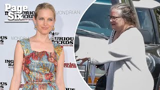 Bridget Fonda explains why she won’t return to Hollywood during rare outing  Page Six [upl. by Tivad]