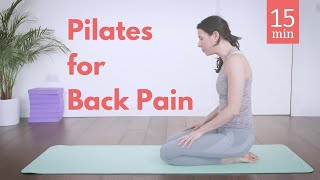 15 min Pilates Workout for Back Pain  Be Pain Free [upl. by Tila]