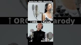 【比較】最後の最後に驚愕！？ Awich feat KEIJU  Remember ナダルゆりあんレトリィバァ shots remember parody [upl. by Eddie]