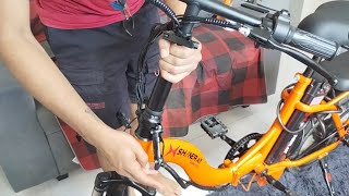 Como Montar e Demonstrar A Bicicleta Elétrica EBike Da Shineray  bicicletaeletrica [upl. by Alliw]